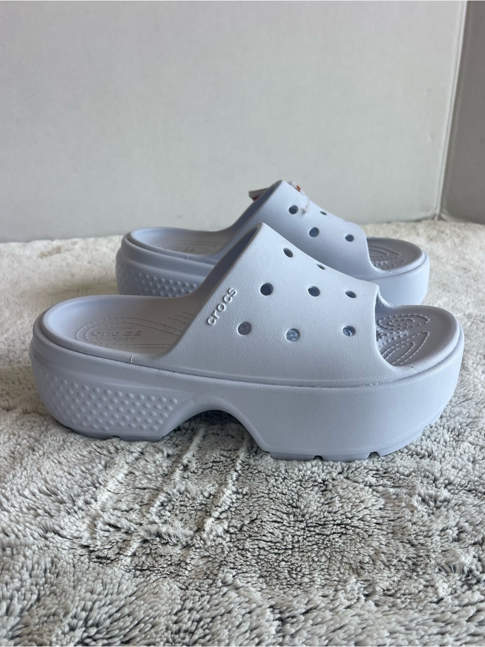 NWT Crocs™ Stomp Wedge Slides for Men and Women size 7